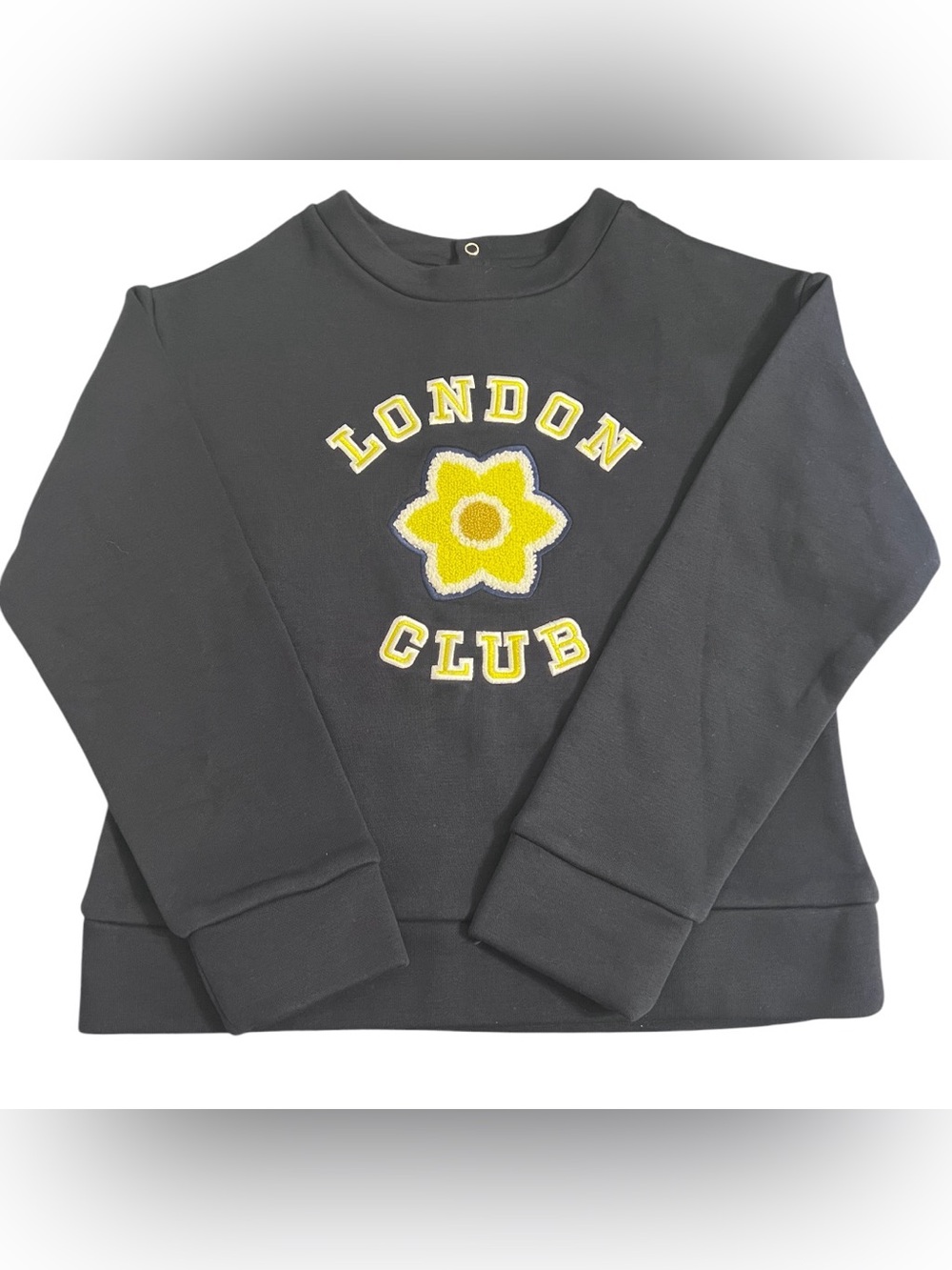 Jacadi Paris “London Club” Sweatshirt – Navy Blue – Size 10A (140 cm)